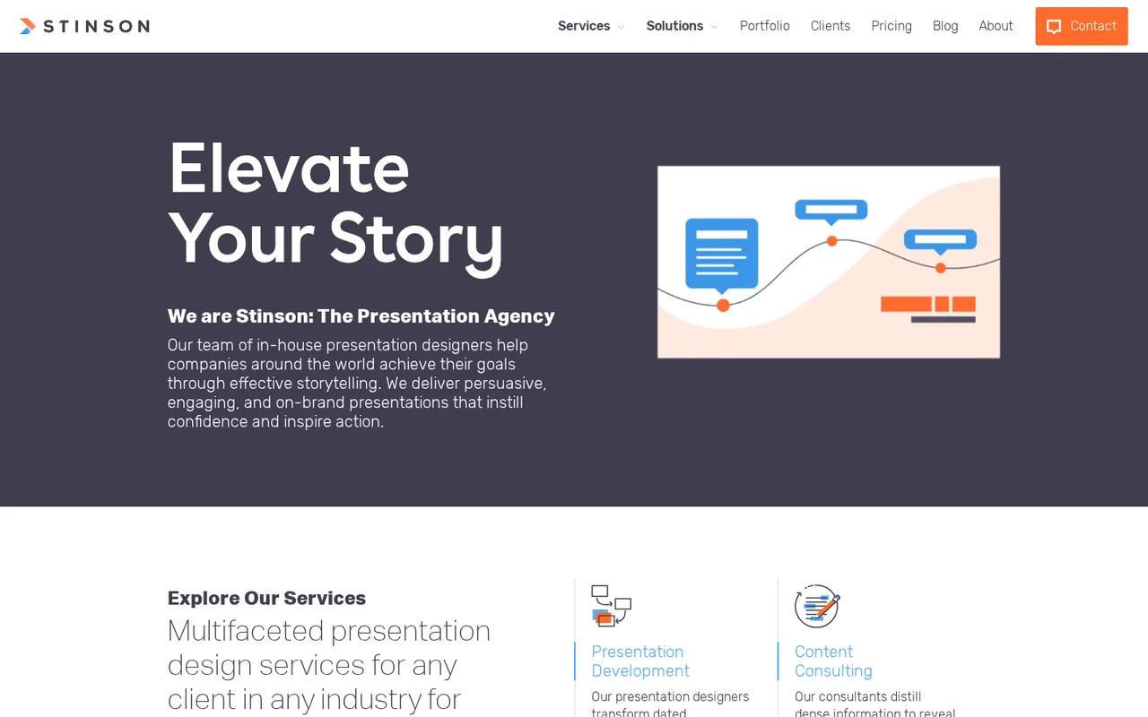 Stinson Design website